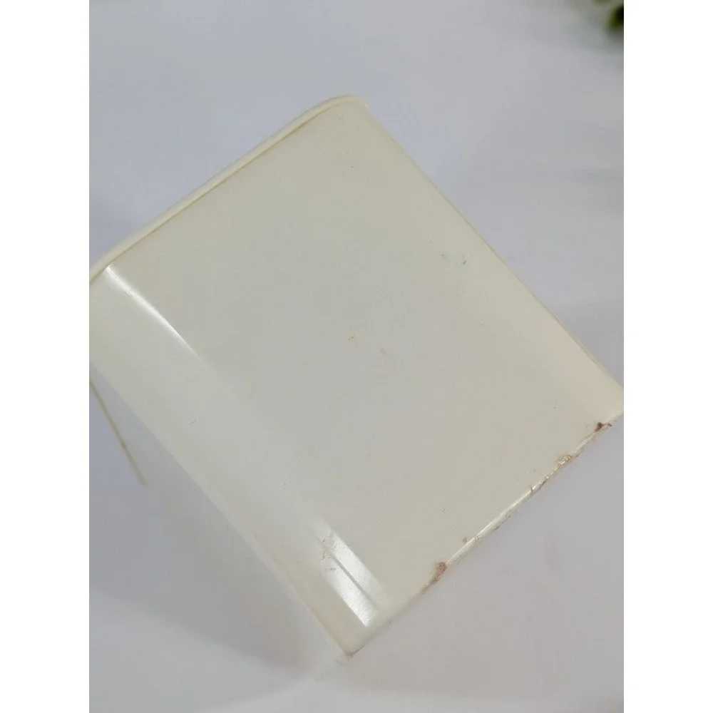 😍Vintage Clinique Comb & Mirror Set Snap Together White 1980s Matching Box Set